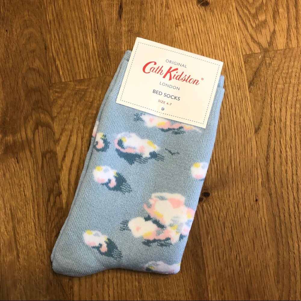 Cath Kidston Blue Bed Socks